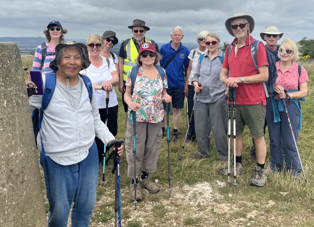 Our Walking Group on Wolstonbury Hill